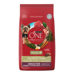 PURINA ONE ADULTOS MINIS Y PEQUEÑOS (POLLO Y CARNE)