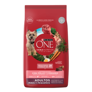 PURINA ONE ADULTOS MINIS Y PEQUEÑOS (POLLO Y CORDERO)
