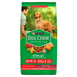 DOG CHOW ADULTOS MEDIANOS Y GRANDES  (CARNE Y POLLO)