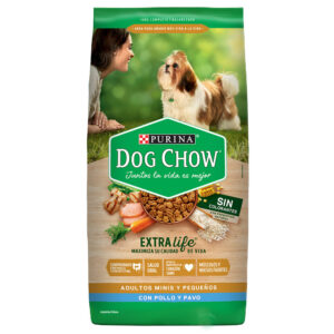 DOG CHOW ADULTOS MINIS Y PEQUEÑOS (POLLO Y PAVO)