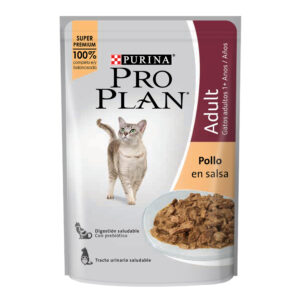 PROPLAN ALIMENTO HÚMEDO GATOS ADULTOS (POLLO EN SALSA)
