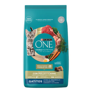 PURINA ONE GATITOS POLLO Y CARNE